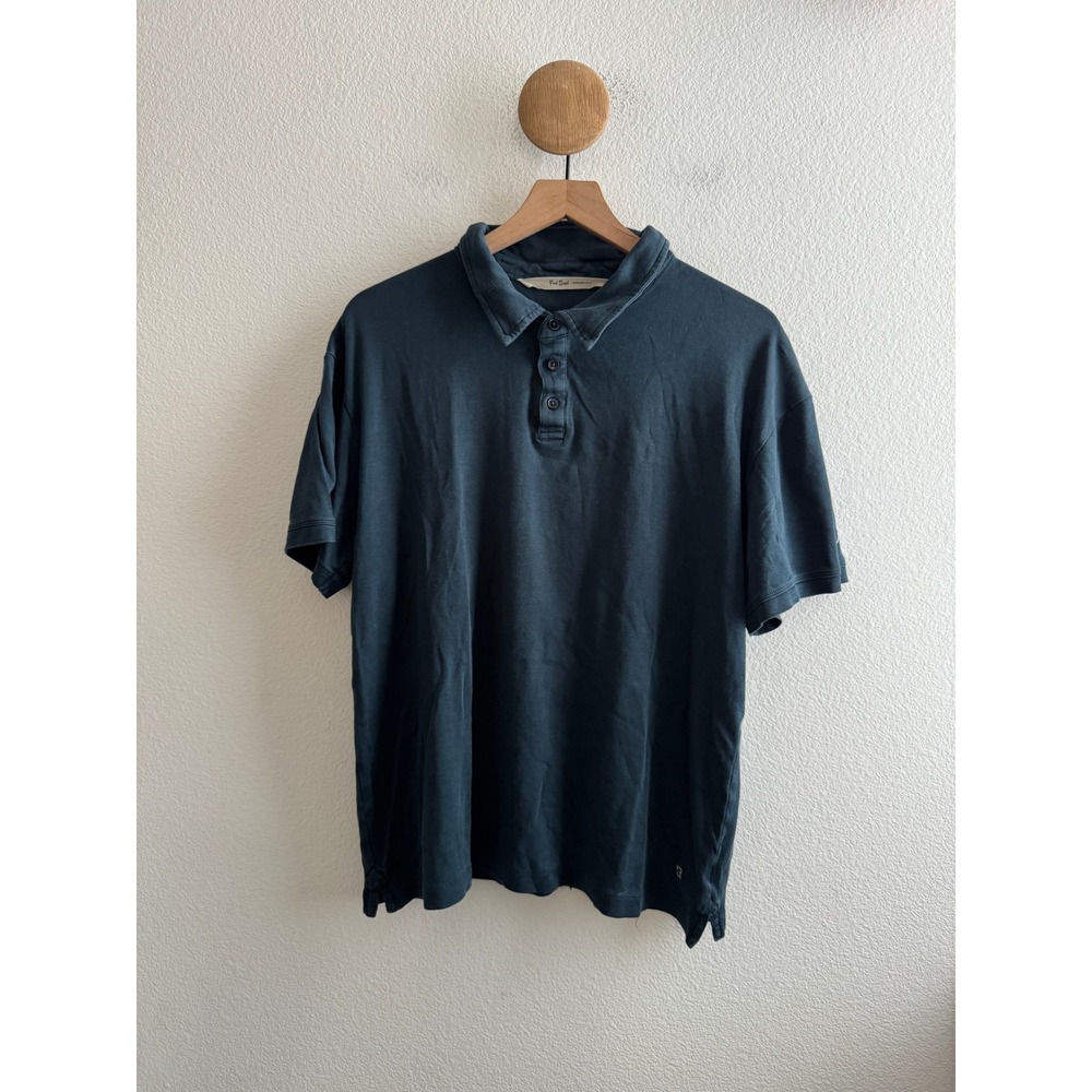 Fred Segal Mens Supima Cotton Polo Shirt Size XL